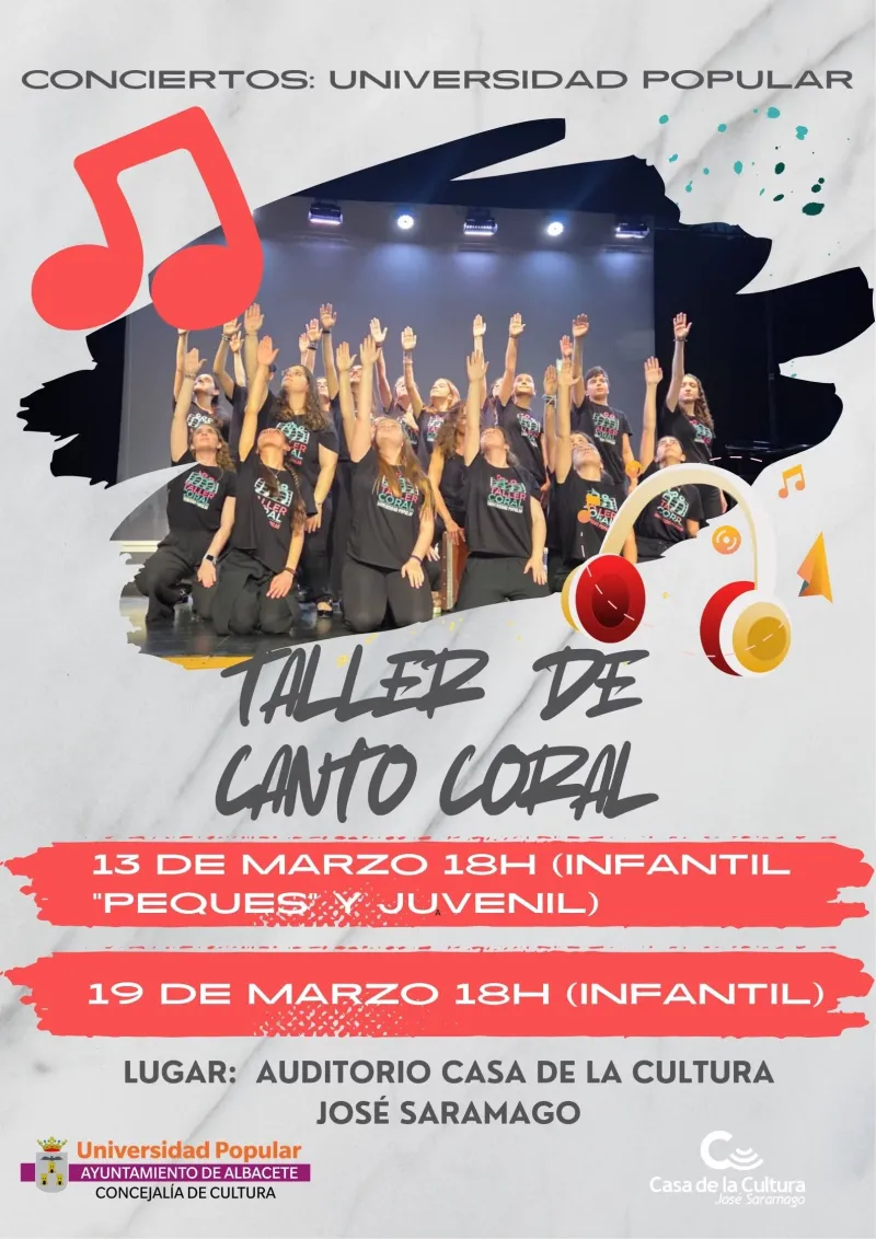 Conciertos del Taller de Canto Coral Infantil de la Universidad Popular