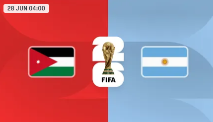 Jordania vs Argentina – Copa Mundial FIFA 2026™