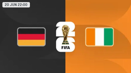 Partido: Alemania vs Costa de Marfil – Copa Mundial FIFA 2026™