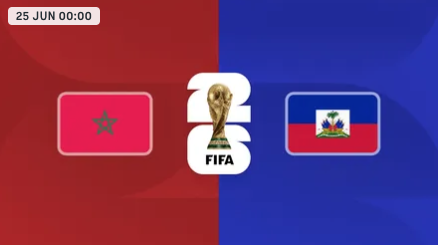 Marruecos vs Haití — Copa Mundial FIFA 2026™