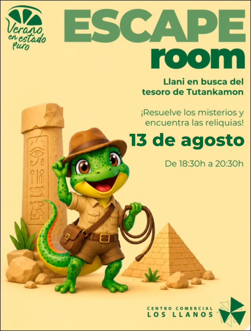 Escape Room: Llani en busca del tesoro de Tutankamón