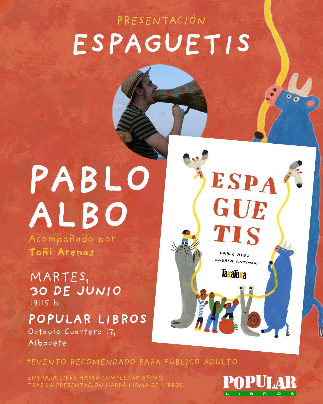 Pablo Albo presenta Espaguetis