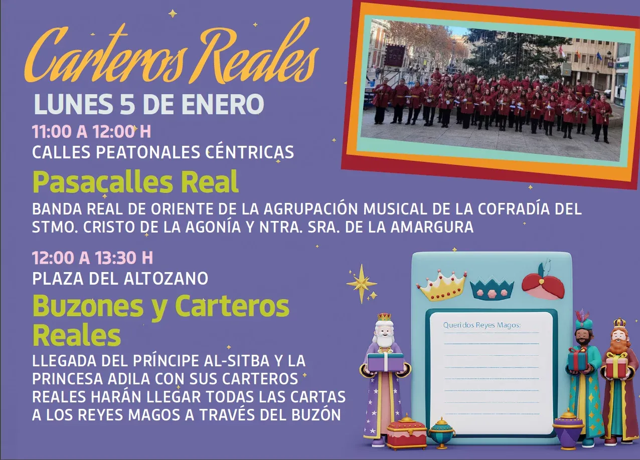 Pasacalles Real y Buzones de los Reyes Magos