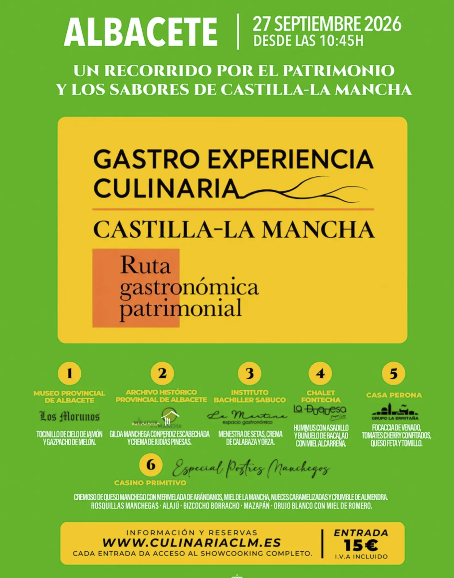 Gastro Experiencia Culinaria Castilla-La Mancha