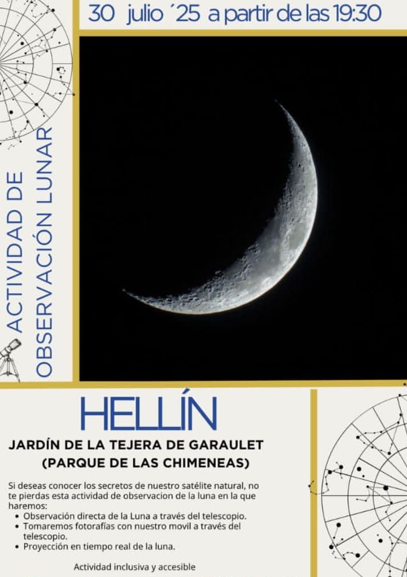 Observación lunar, Hellín