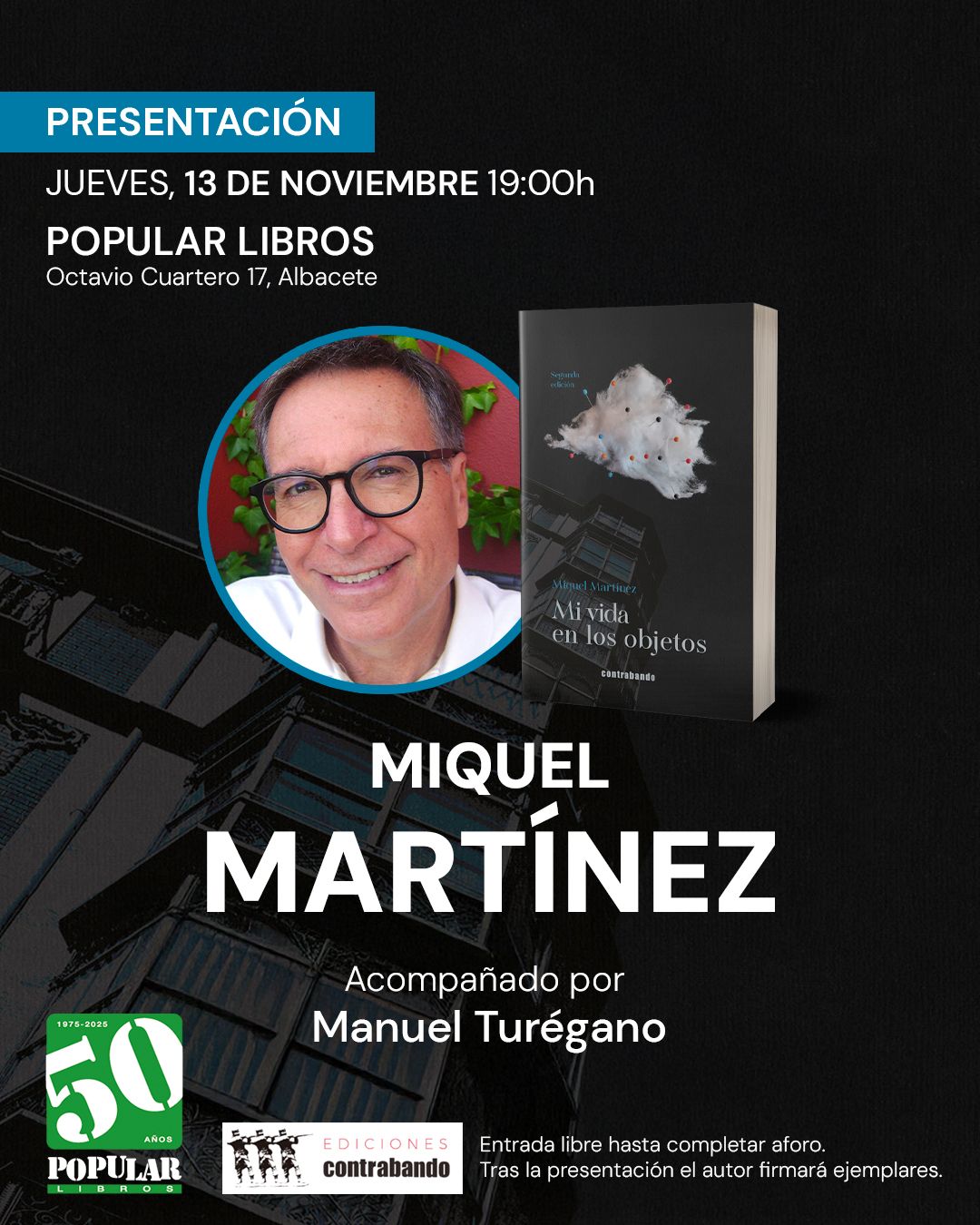 Miquel Martínez presenta Mi vida en los objetos