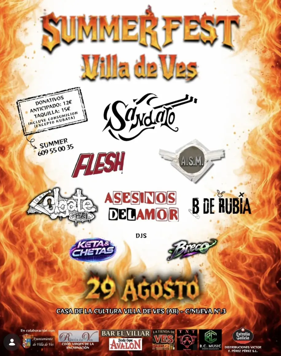 Summer Fest Villa de Ves 2026