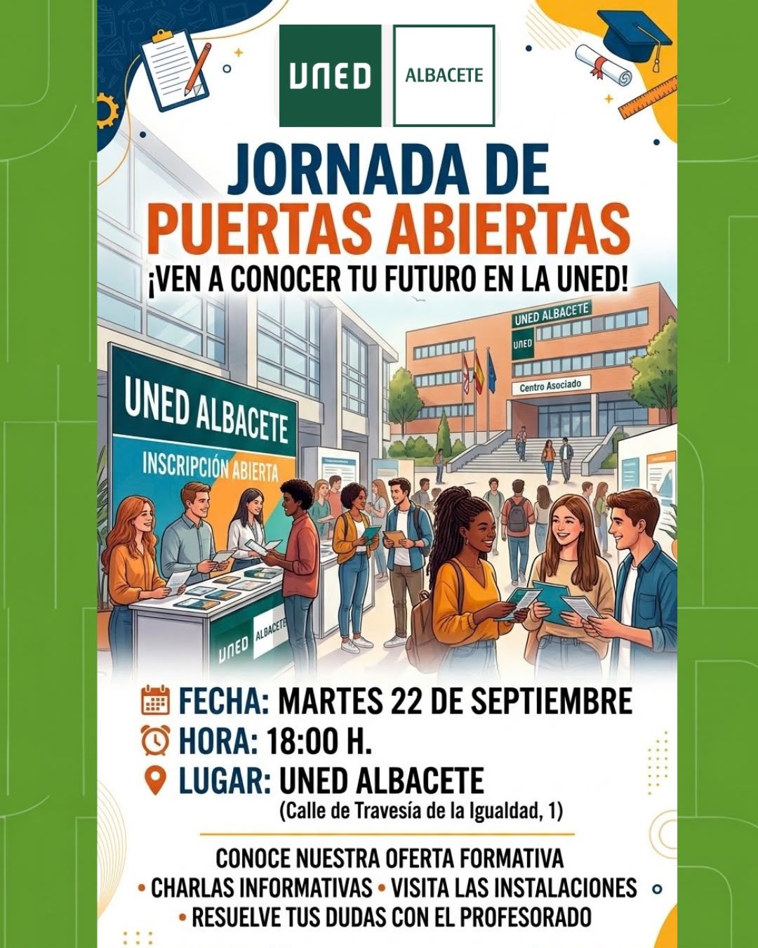 Jornada de Puertas Abiertas — UNED Albacete