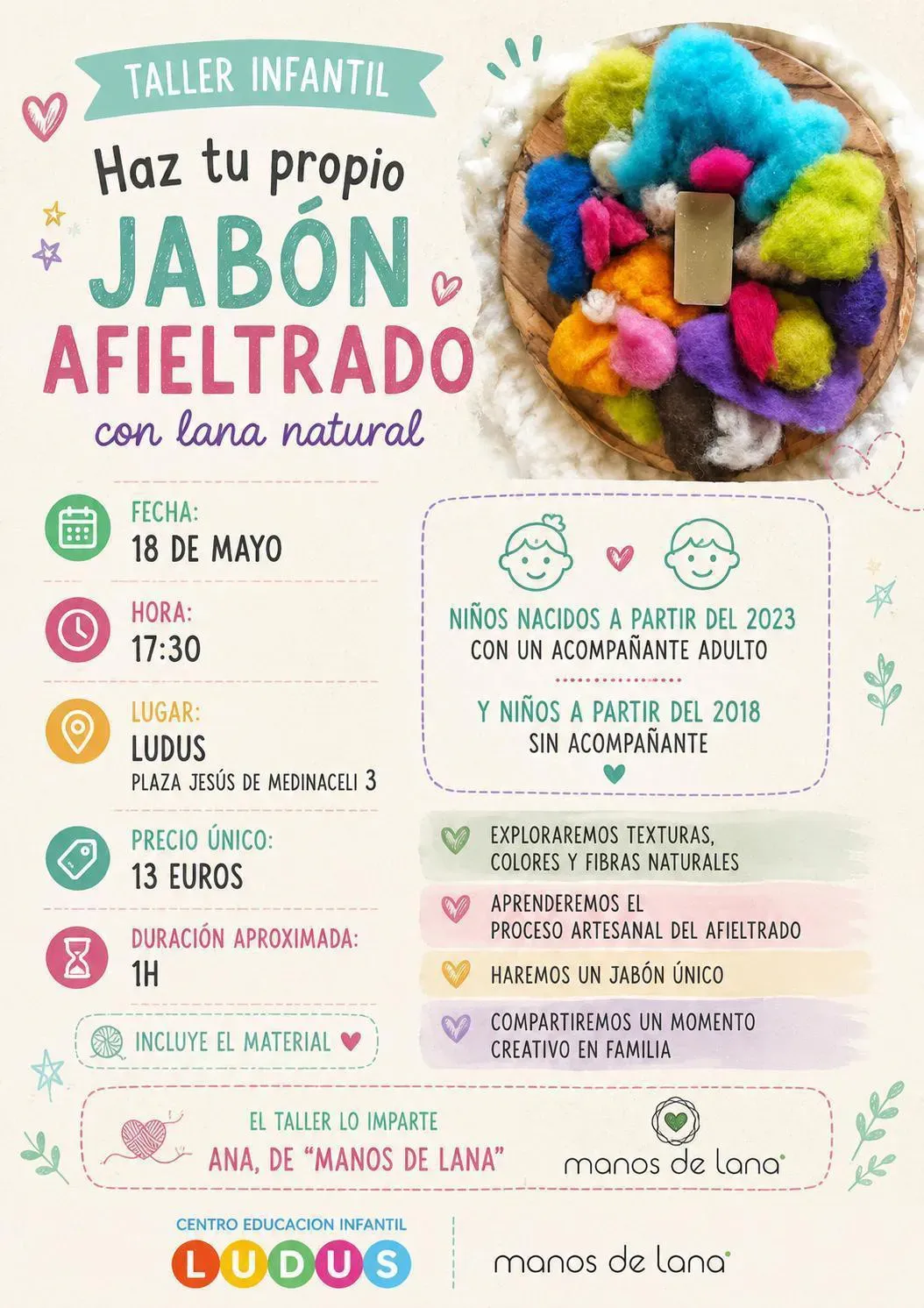 Taller de Jabón Enlanado