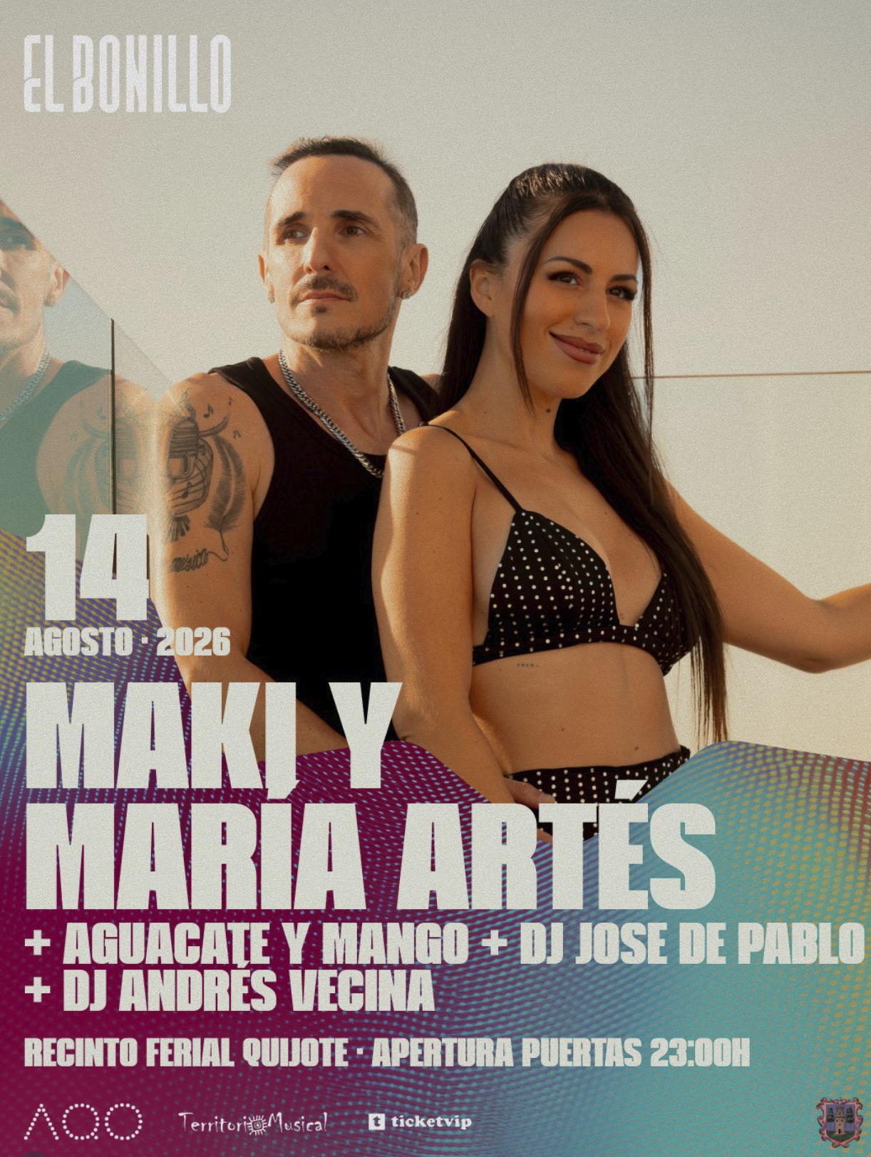 Maki y María Artés + Aguacate y Mango + DJ José de Pablo + DJ Andrés Vecina