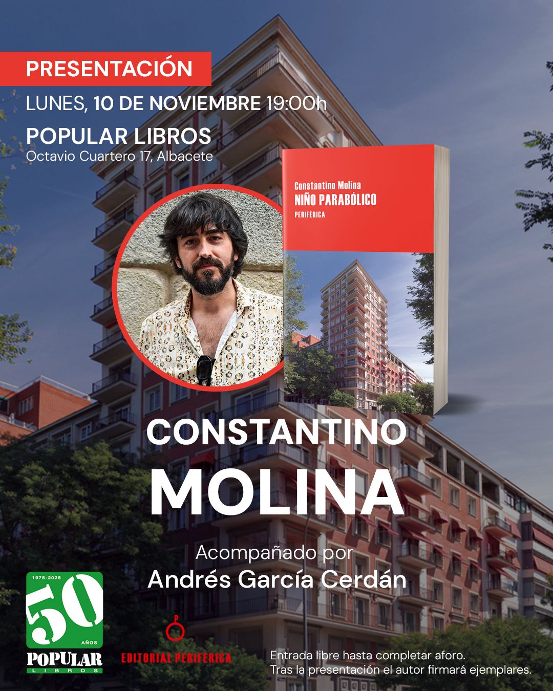 Constantino Molina presenta Niño parabólico