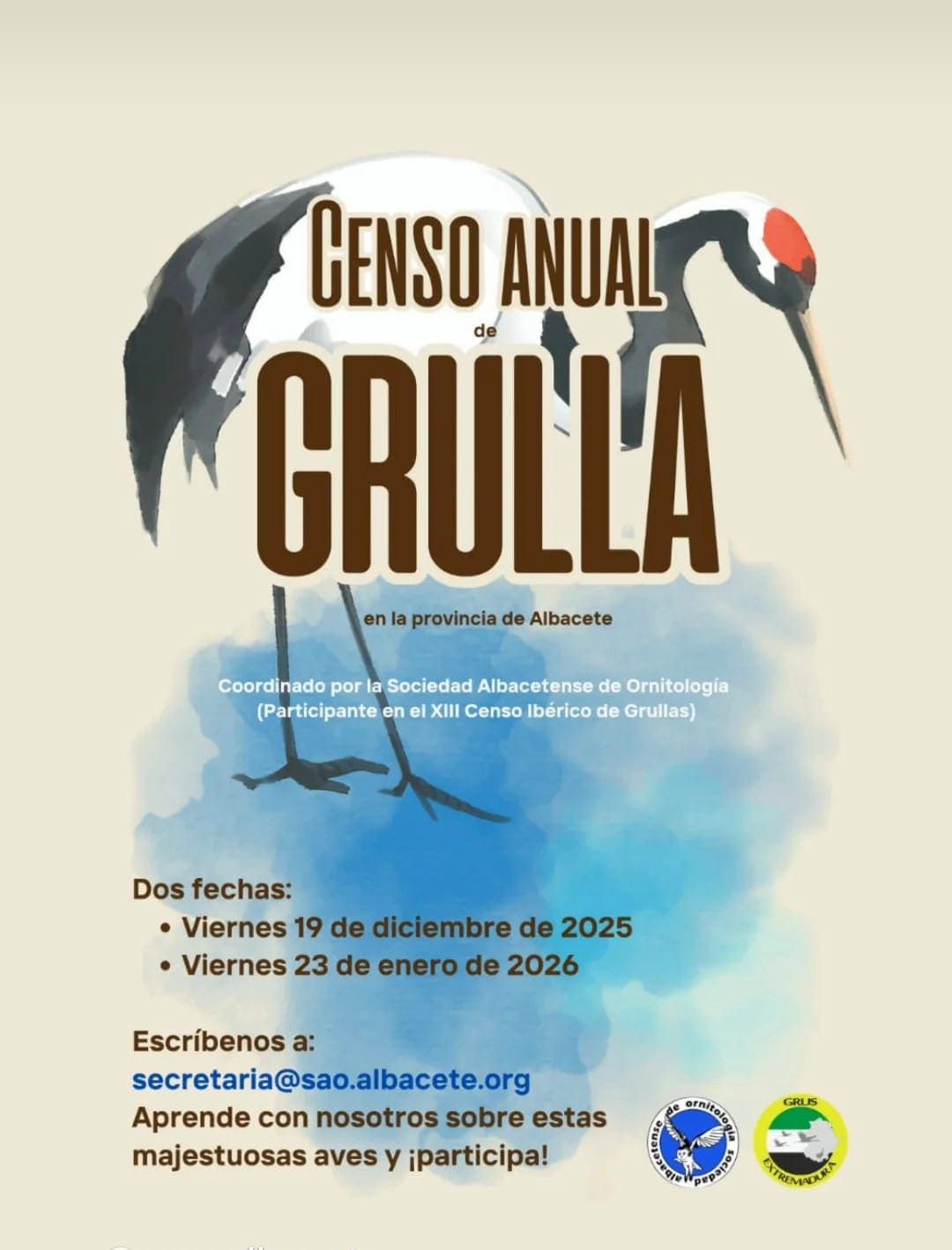 Censo Anual de Grulla