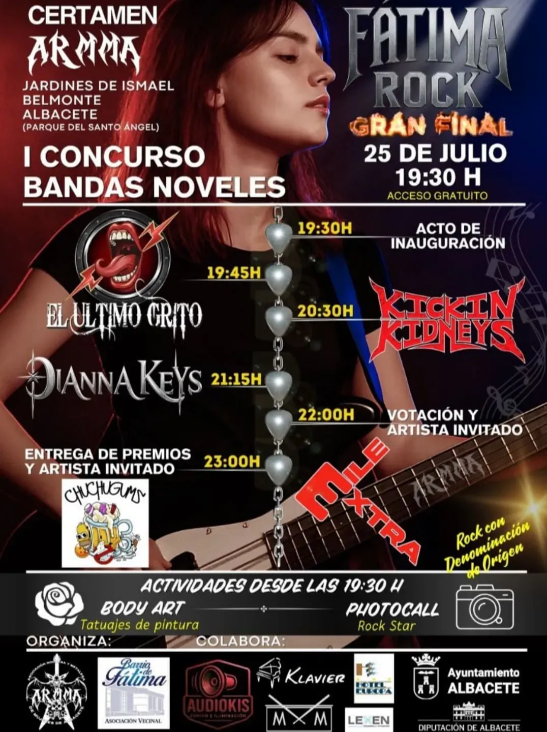 Gran Final Fátima Rock – I Concurso de Bandas Noveles ARMA