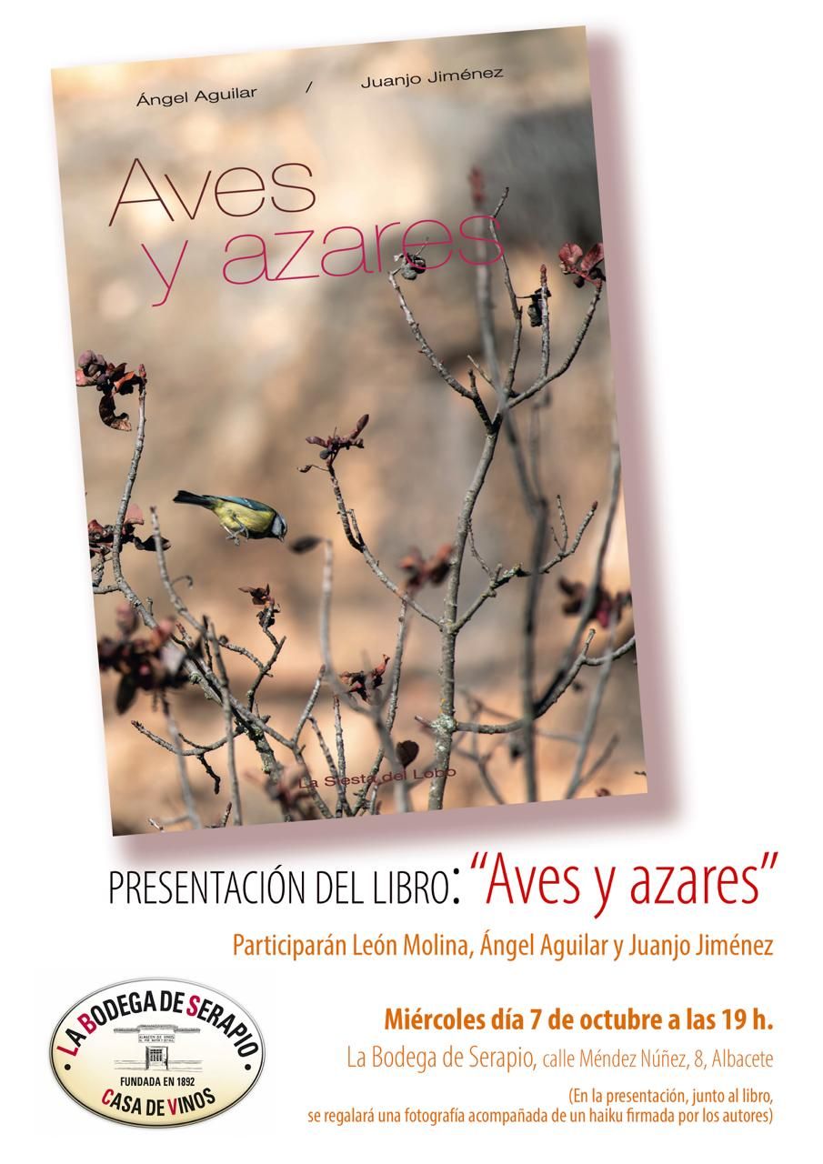 Presentación del libro “Aves y azares”