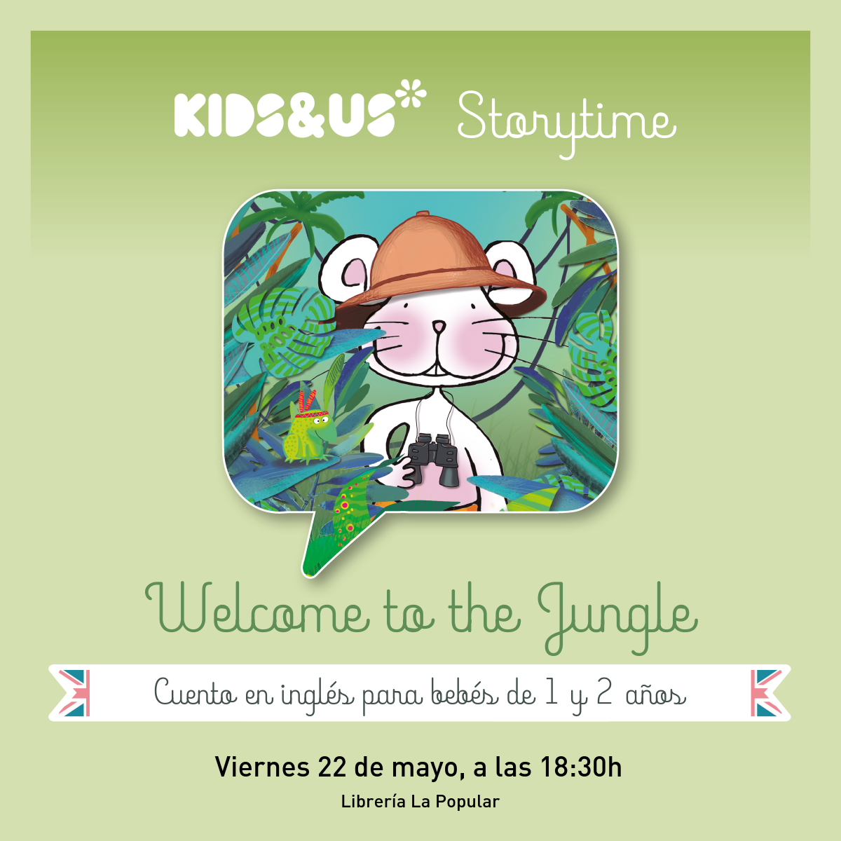 ¡Storytime: Welcome to the Jungle!