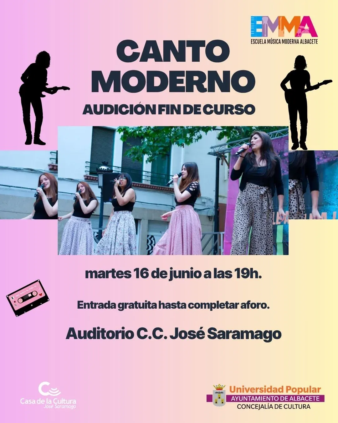 Audición Fin de Curso de Canto Moderno