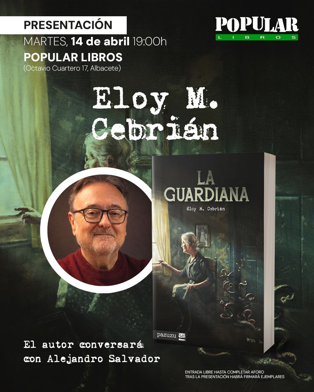 Eloy M. Cebrián presenta La guardiana