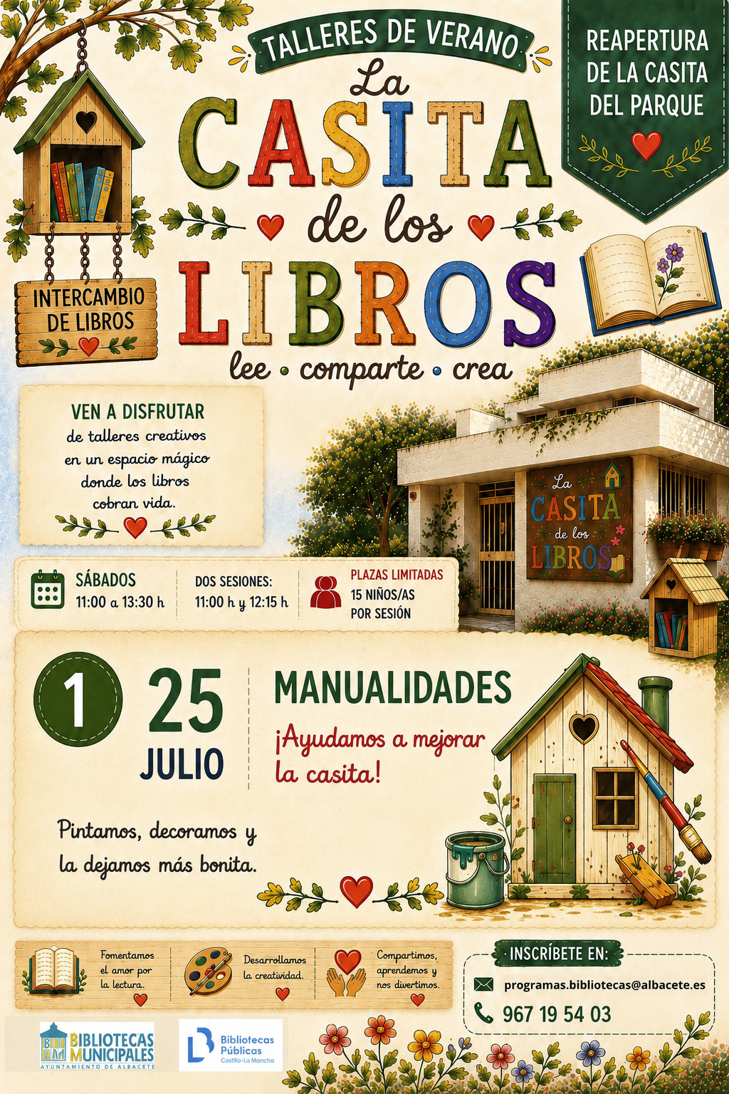 Taller de manualidades — La Casita de los Libros