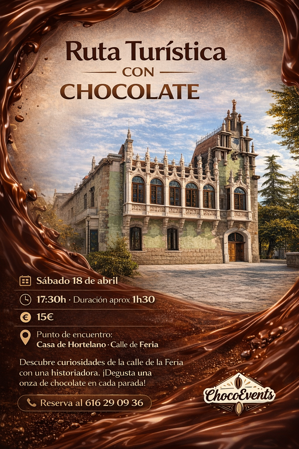 Ruta turística y cata de chocolate