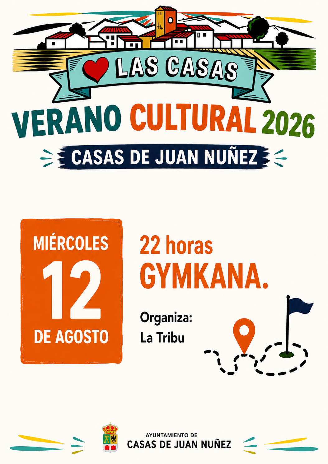 Gymkana en Casas de Juan Núñez — Verano Cultural 2026