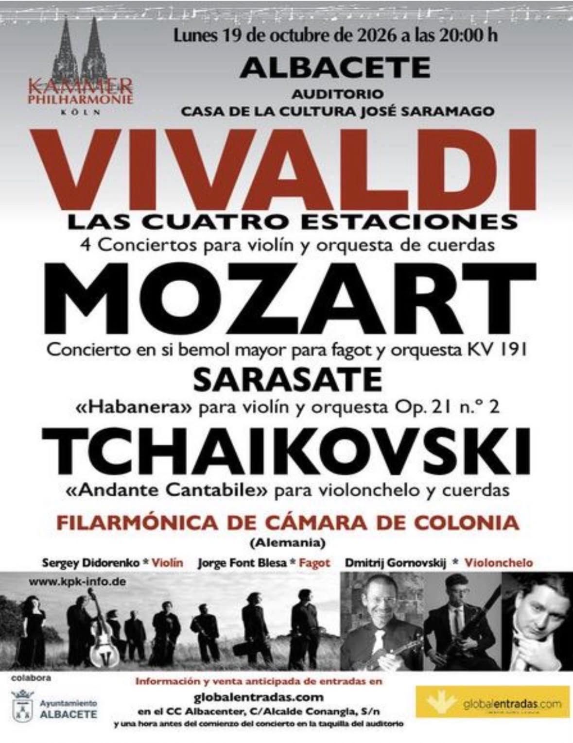 Concierto de la Filarmónica de Cámara de Colonia