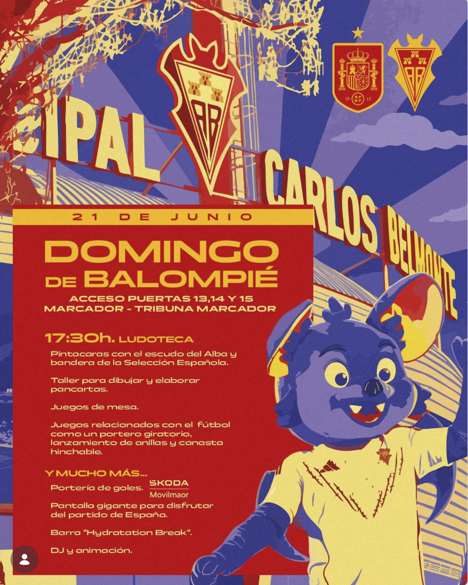 Domingo de Balompié en el Carlos Belmonte