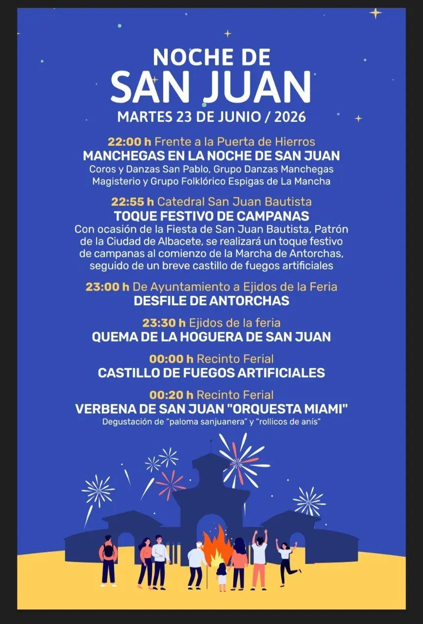 Noche de San Juan 2026 en Albacete