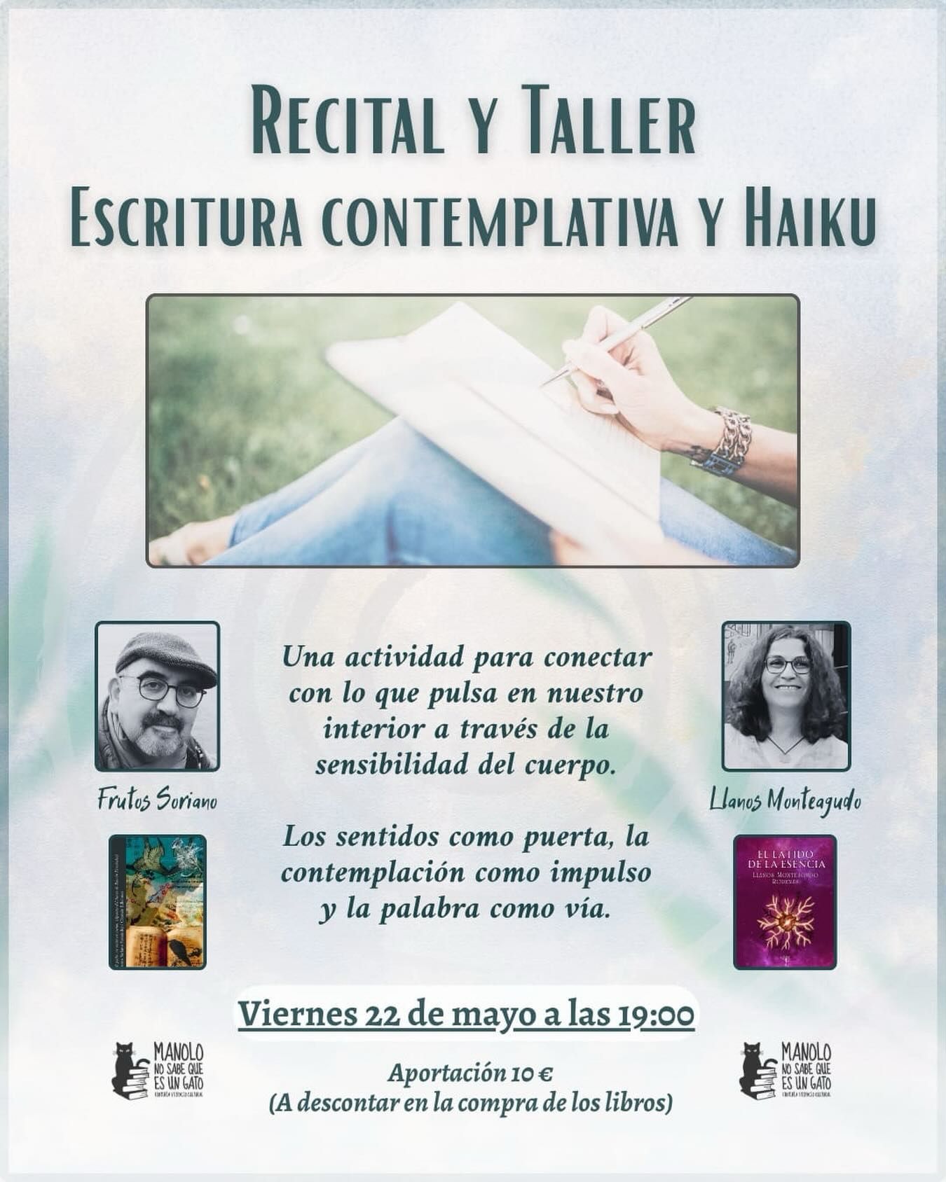 Recital y taller de escritura contemplativa y haiku