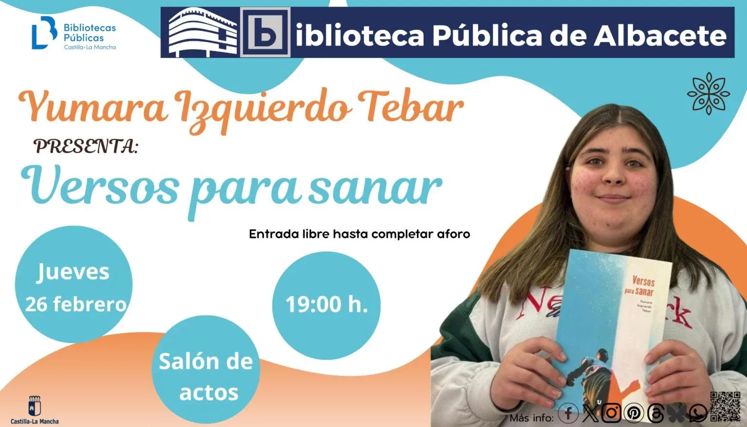 Presentación del poemario “Versos para sanar”