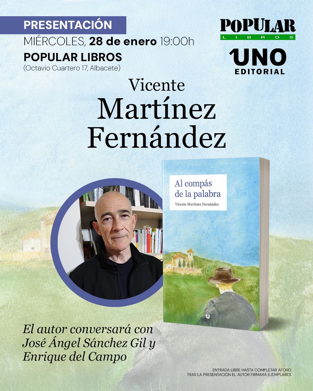 Vicente Martínez Fernández presenta Al Compás de la Palabra