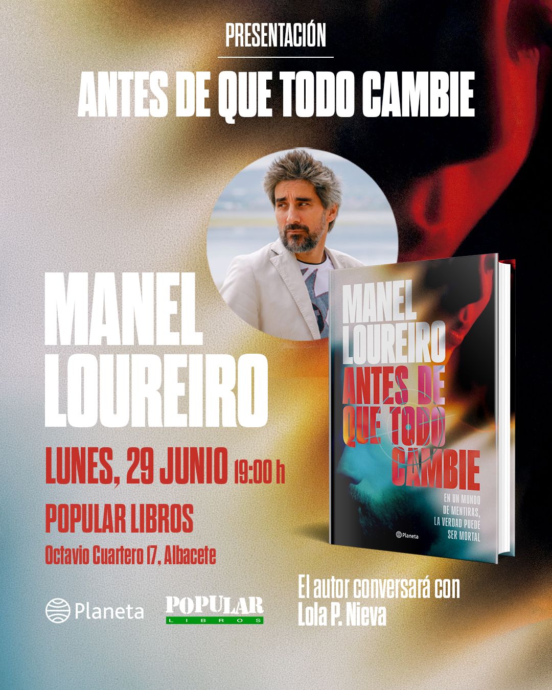 Manel Loureiro presenta Antes de que todo cambie