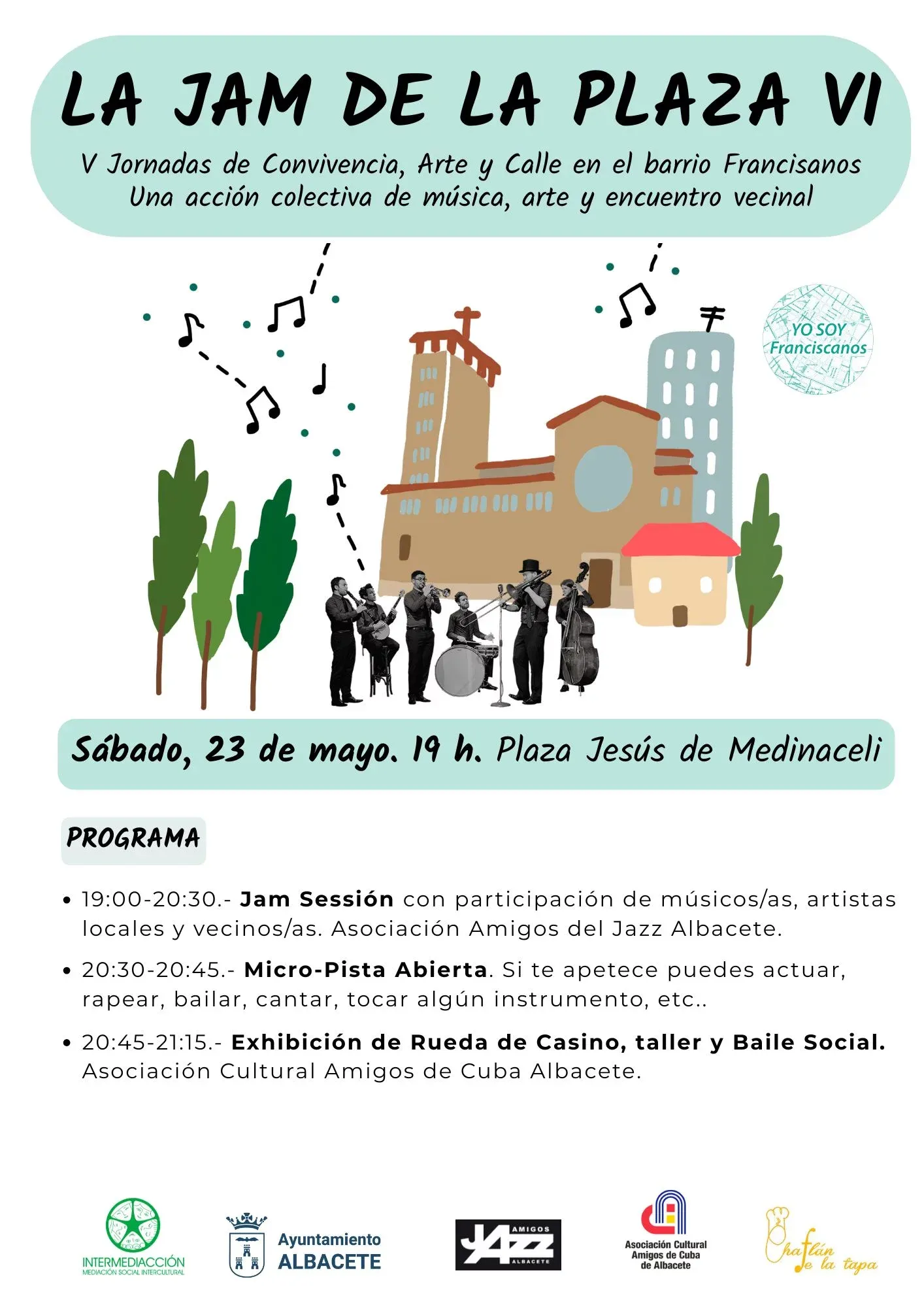 La Jam de la Plaza – V Jornadas de Convivencia, Arte y Calle