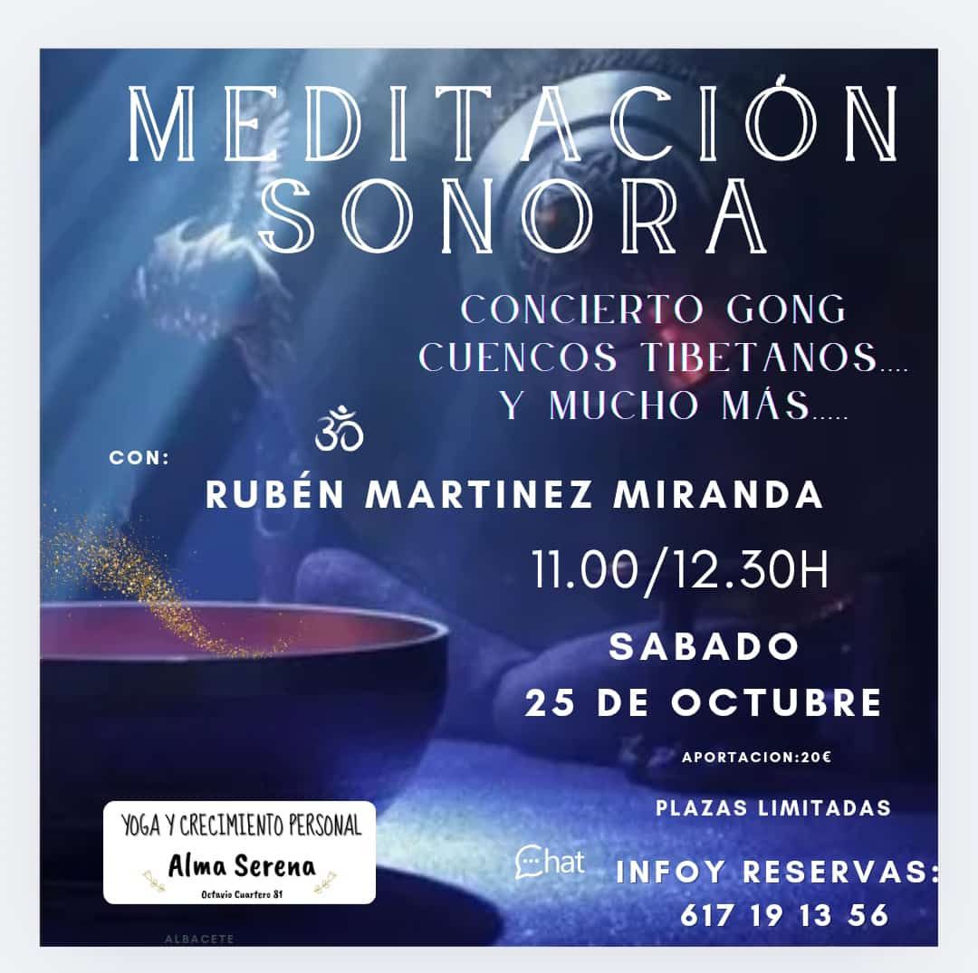 Meditación Sonora con Rubén Martínez Miranda