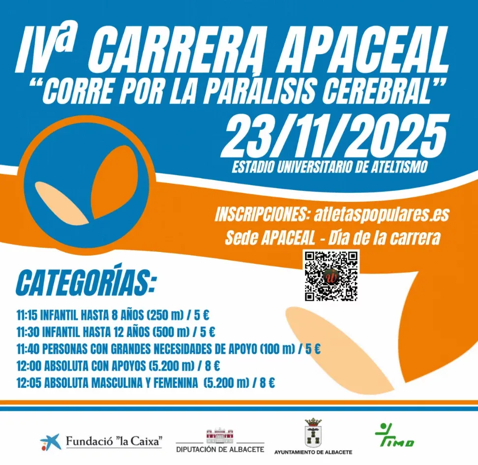 IV Carrera APACEAL – Corre por la Parálisis Cerebral