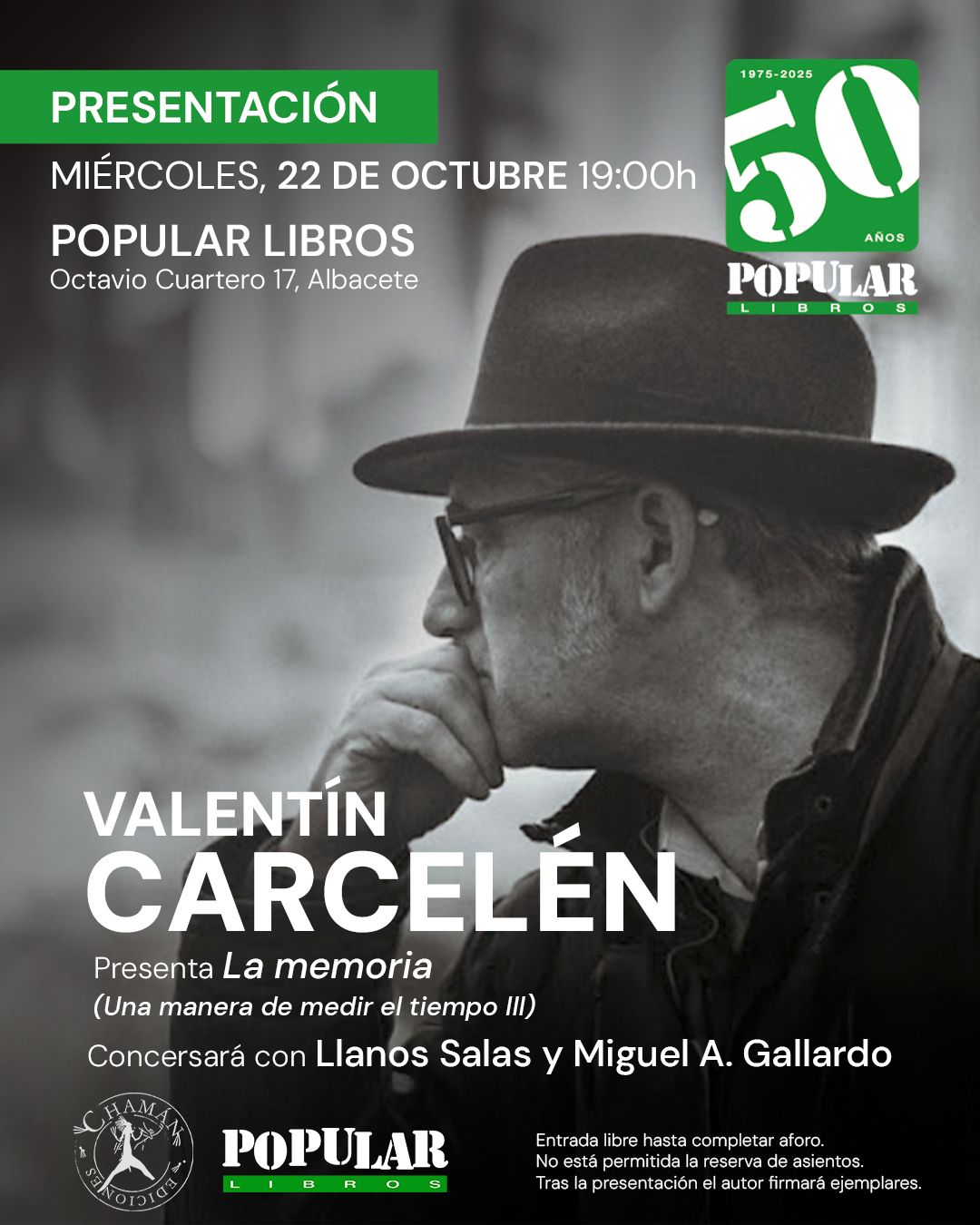 Valentín Carcelén presenta La memoria Una manera de medir el tiempo III