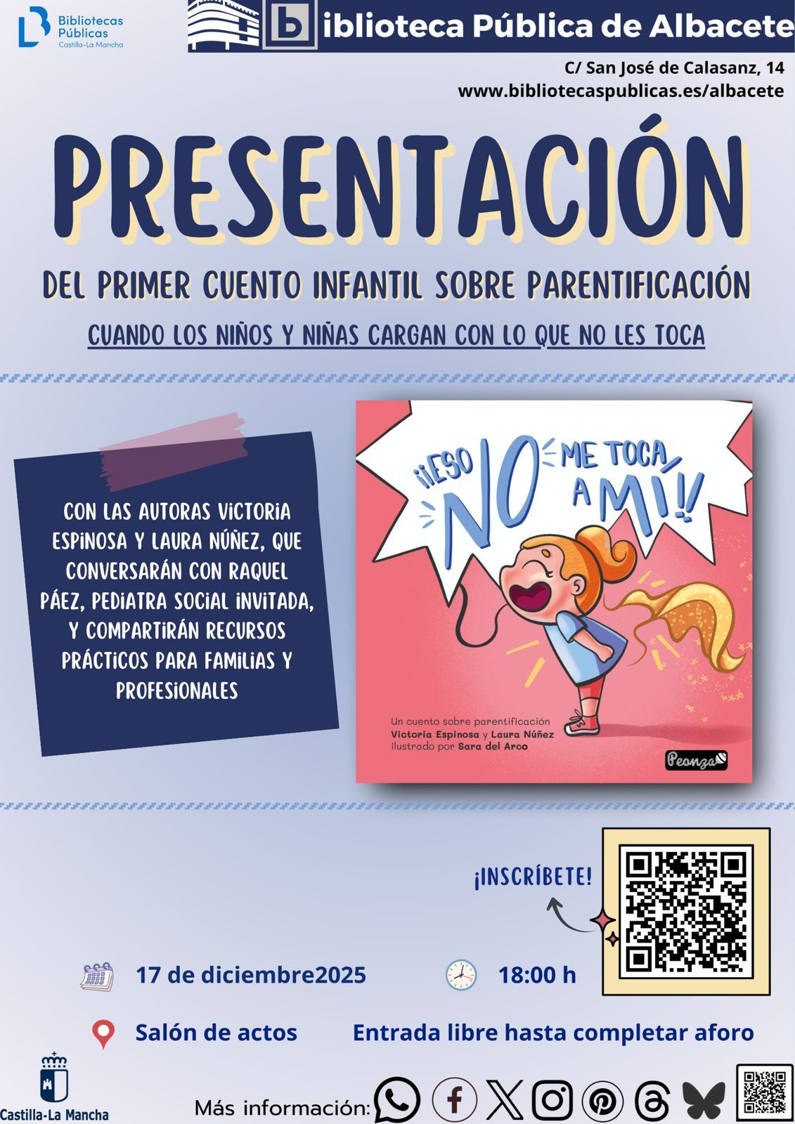 Presentación del cuento infantil “¡No me toca a mí!”