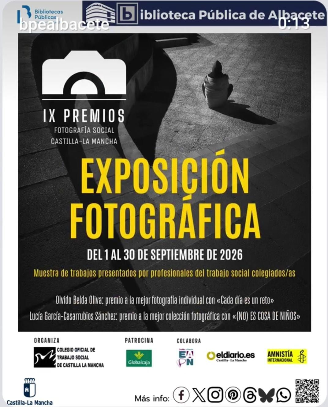 IX Premios de Fotografía Social de Castilla-La Mancha