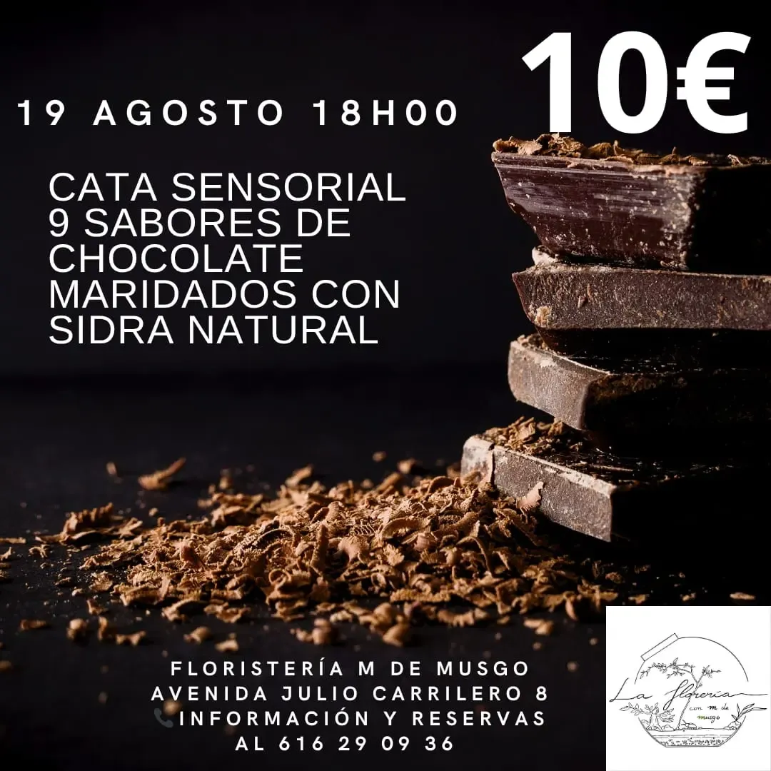 Cata sensorial de chocolate con sidra