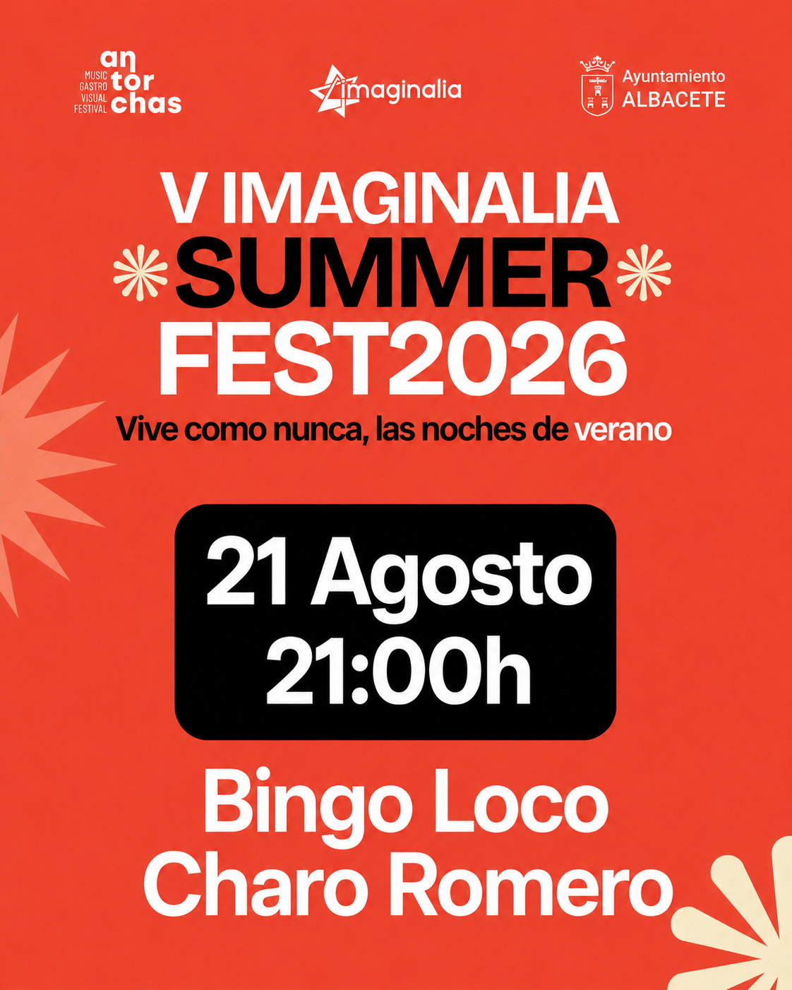 Bingo Loco con Charo Romero – V Imaginalia Summer Fest 2026
