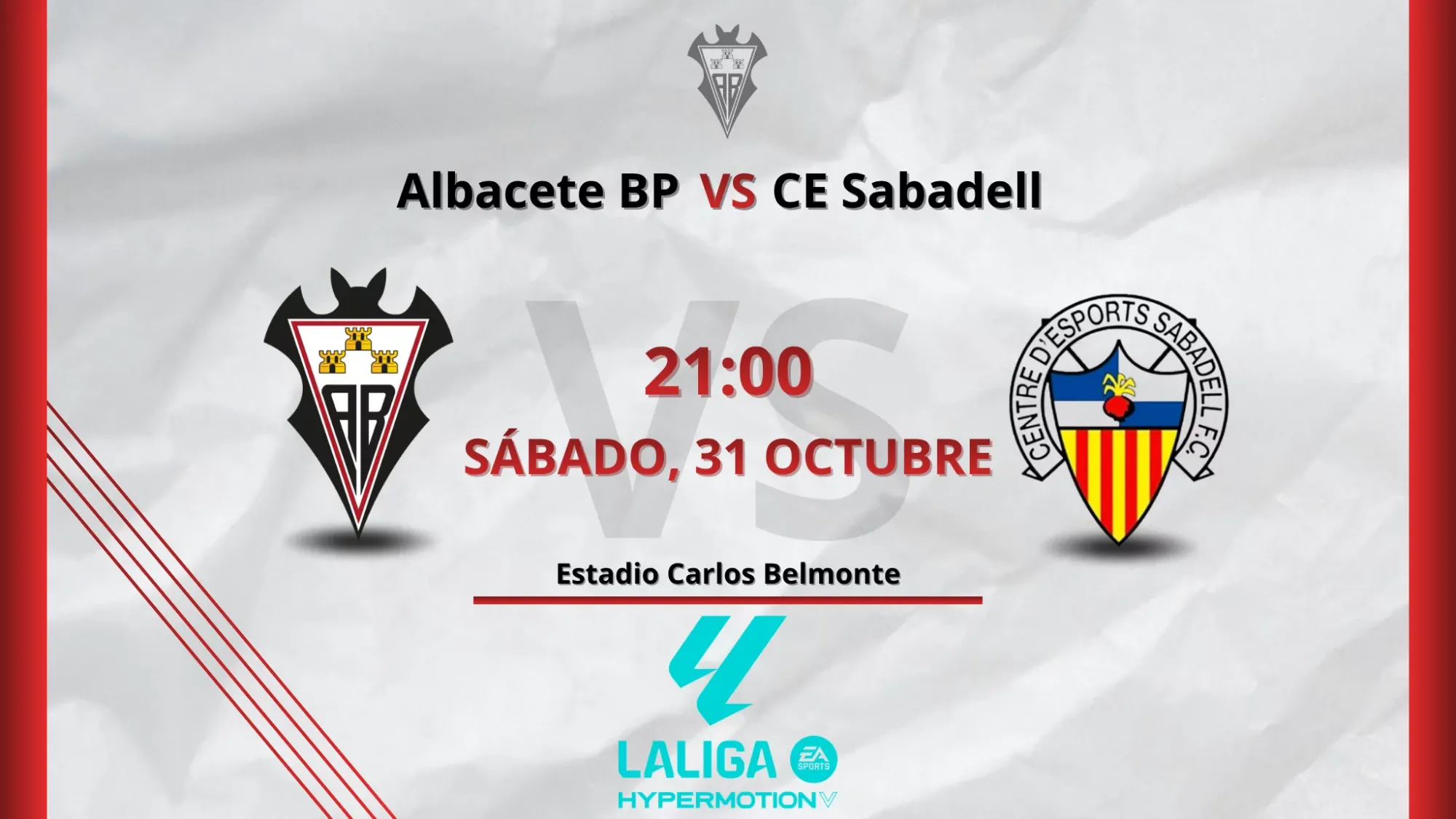 Albacete BP vs CE Sabadell