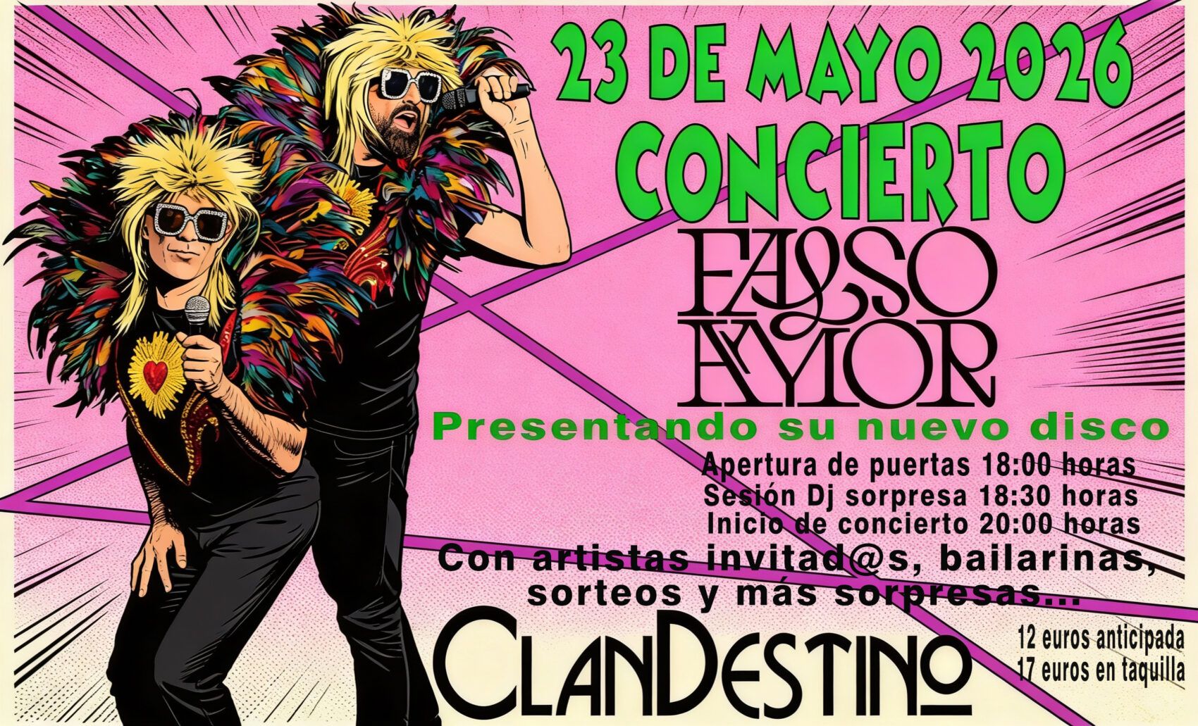 Concierto estreno 2º disco – Falso Amor