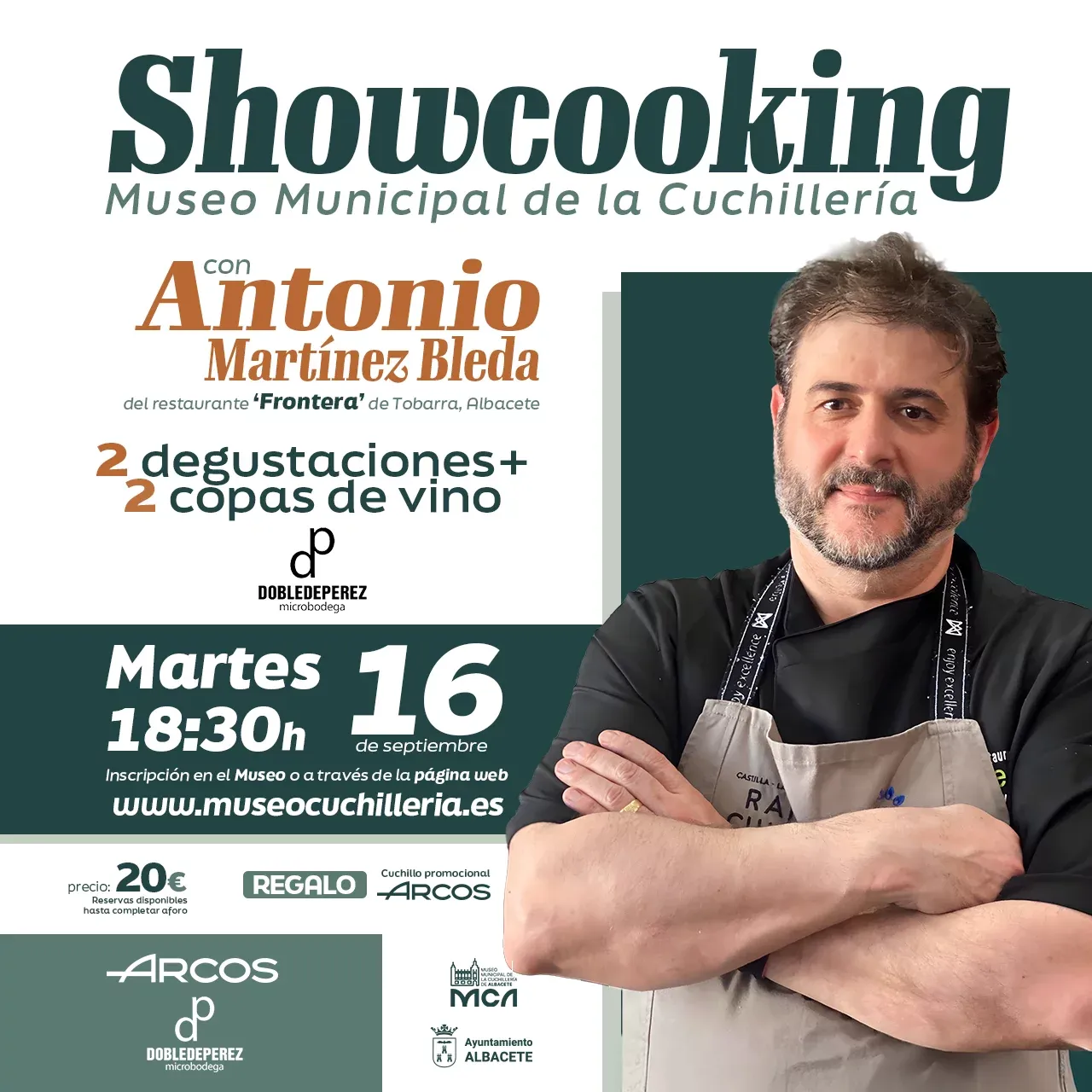 Showcooking con Antonio Martínez Bleda