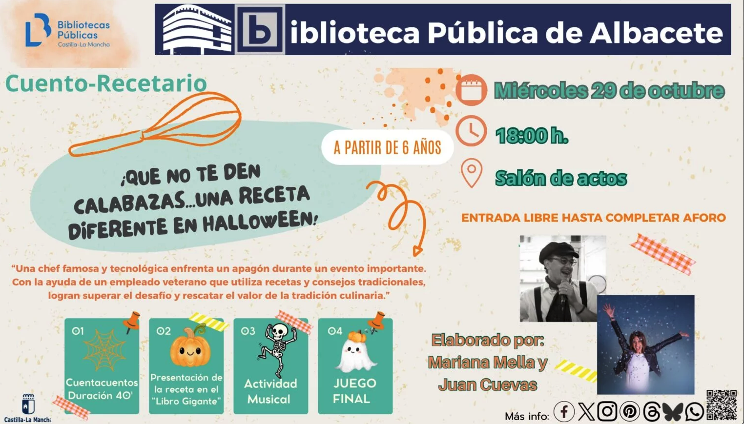 ¡Que no te den calabazas… una receta diferente en Halloween!