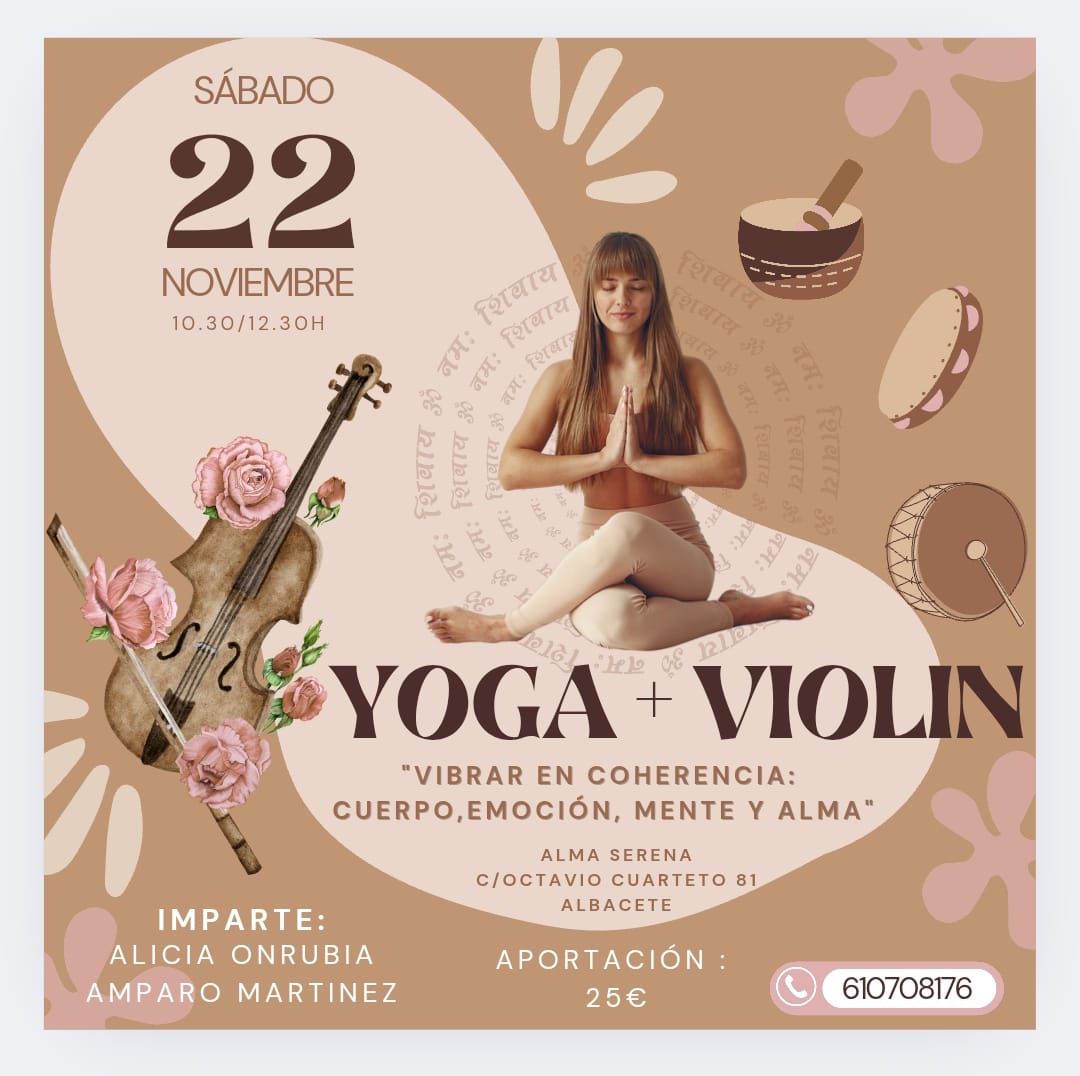 Yoga + Violín: Vibrar en coherencia
