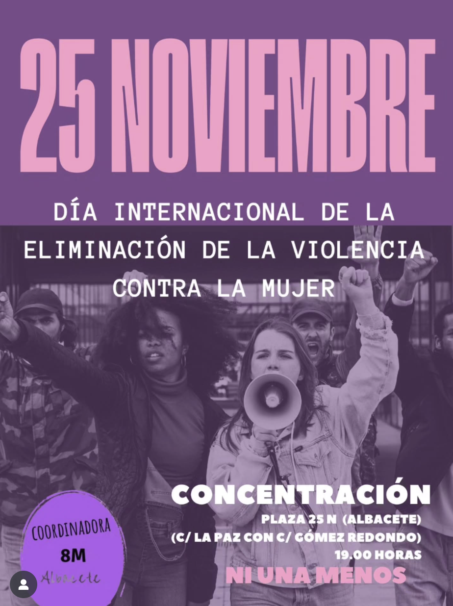 Día internacional de la eliminación de la violencia contra la Mujer
