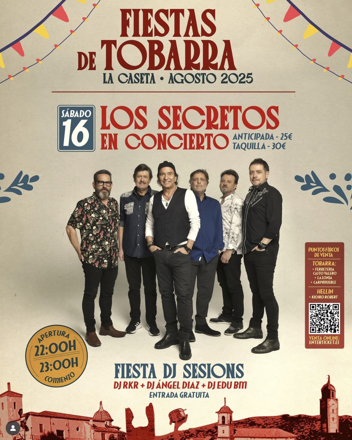 Los Secretos + Fiesta DJ's Session