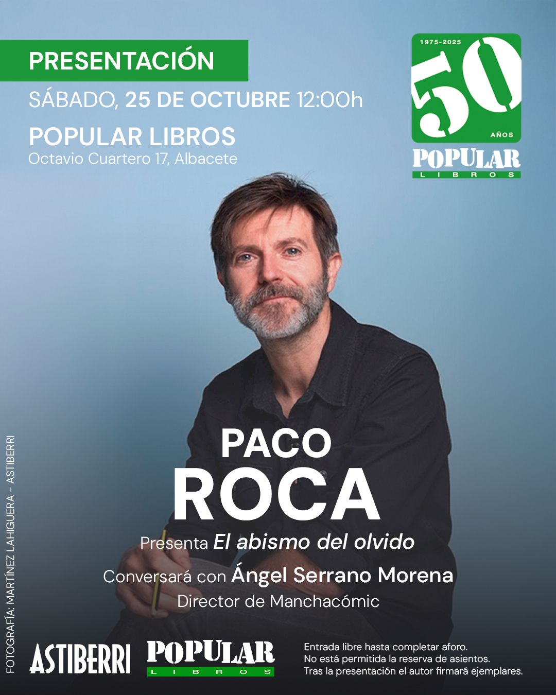 Paco Roca presenta El abismo del olvido