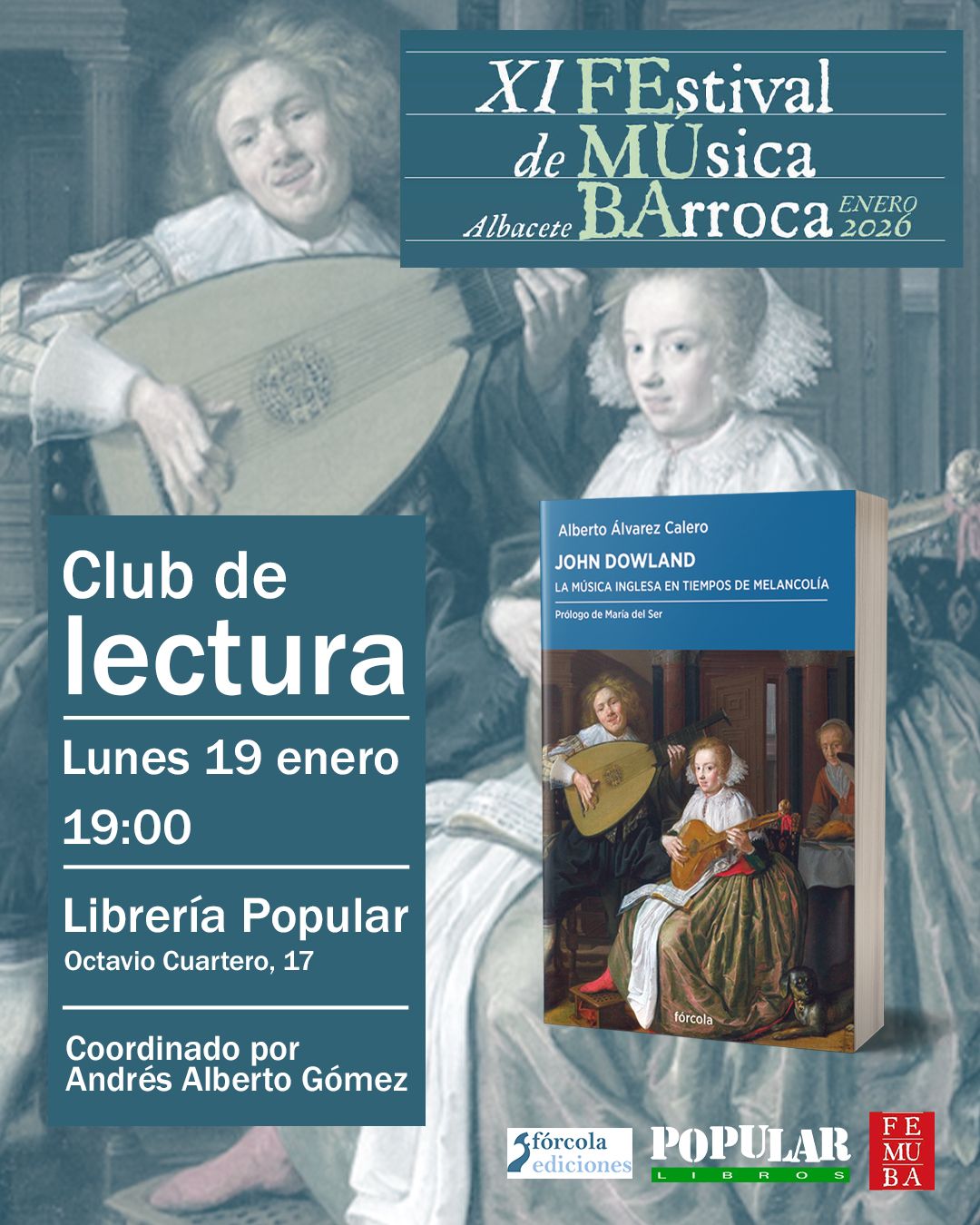Club de lectura FEMUBA - John Dowland, la música inglesa en tiempos de melancolía