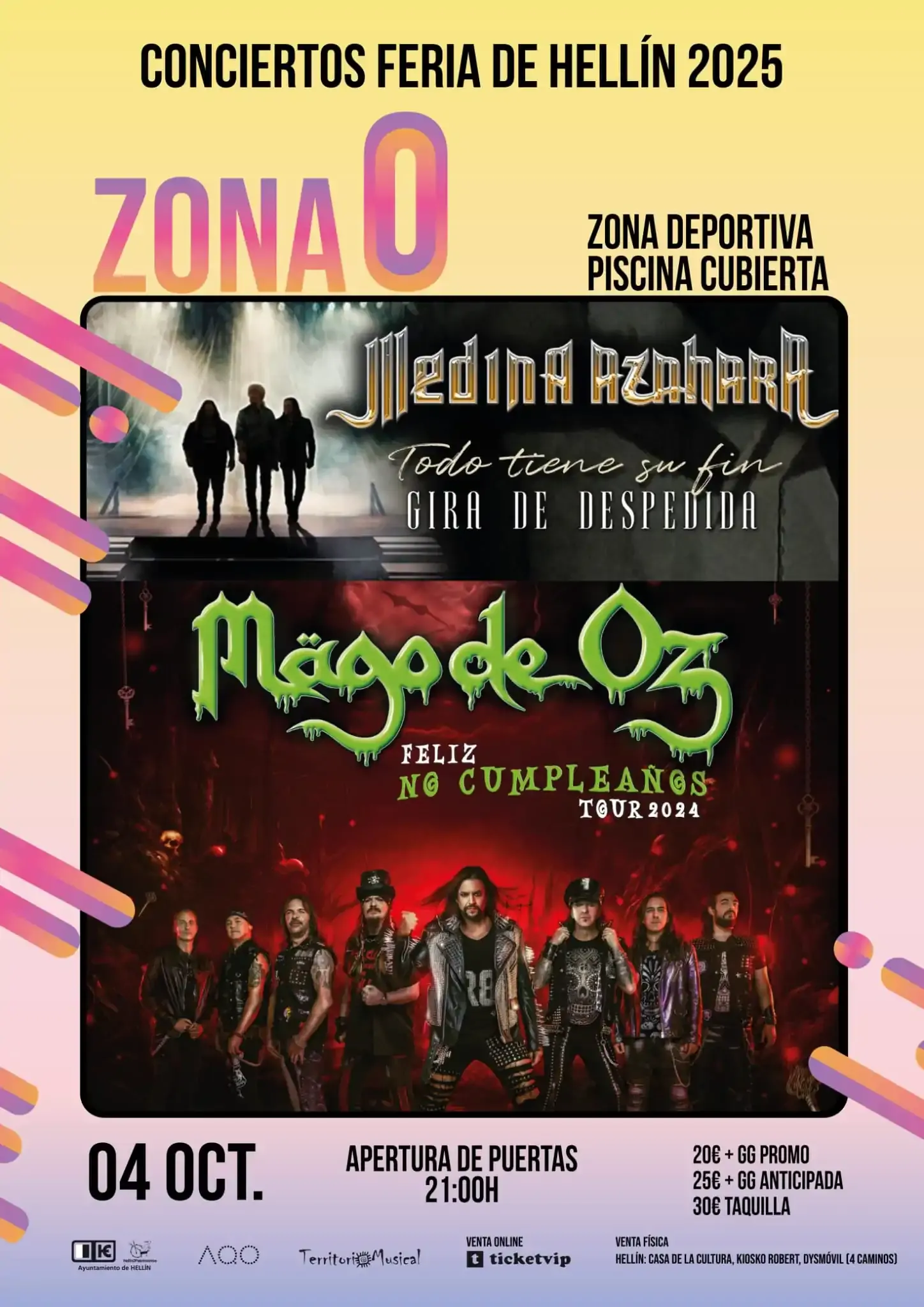 Feria de Hellín 2025: Medina Azahara + Mägo de Oz