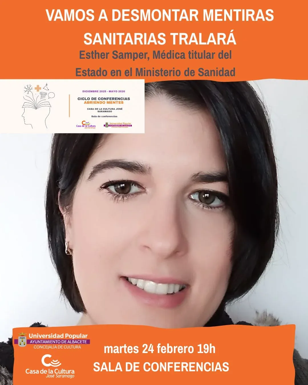 Vamos a desmontar mentiras sanitarias, tralará